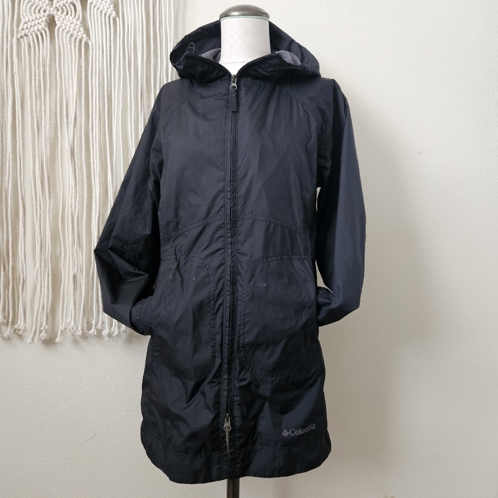 Columbia Women's Black Hooded Jacket S